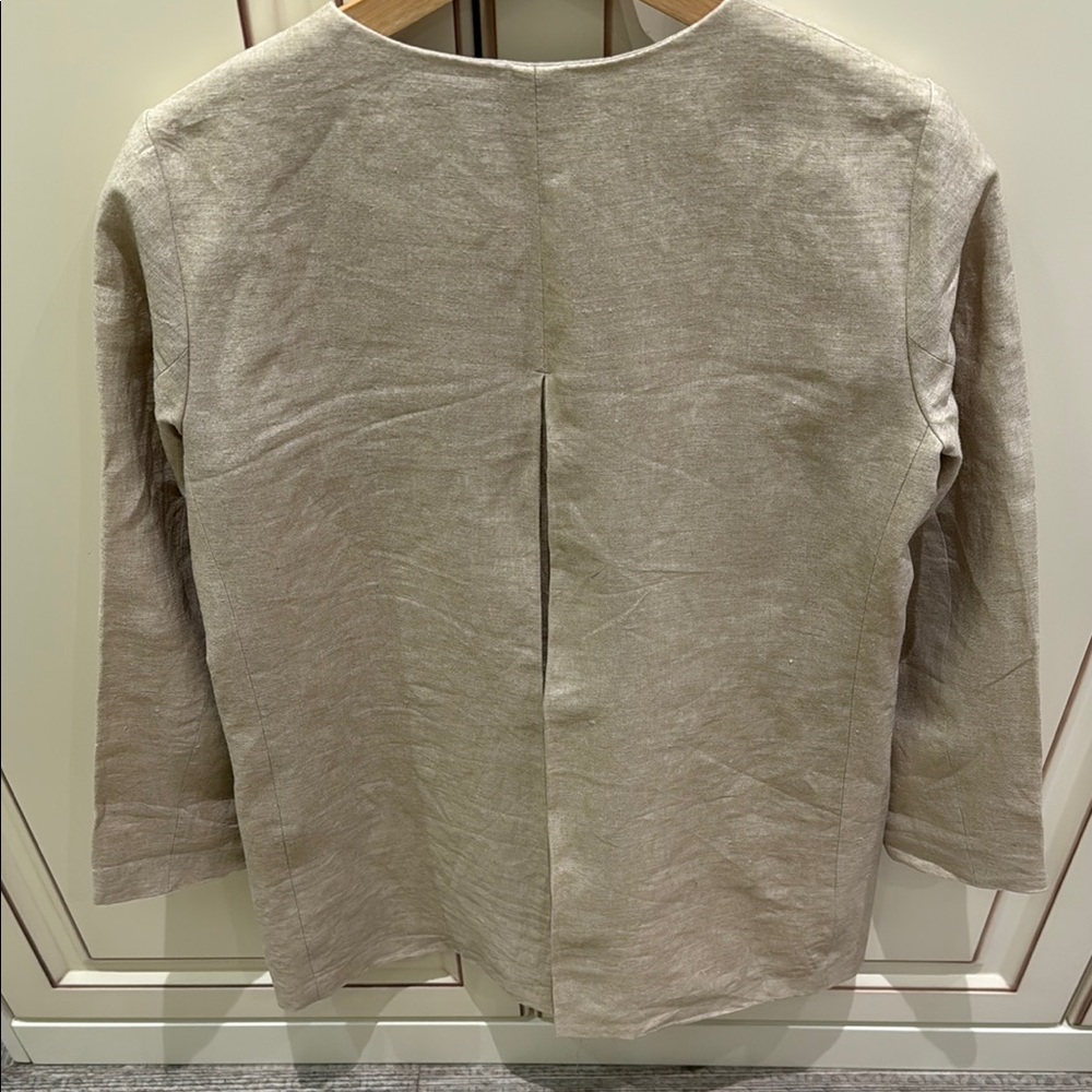 Zara Basic Collection Cream Blouse - Picture 4 of 7